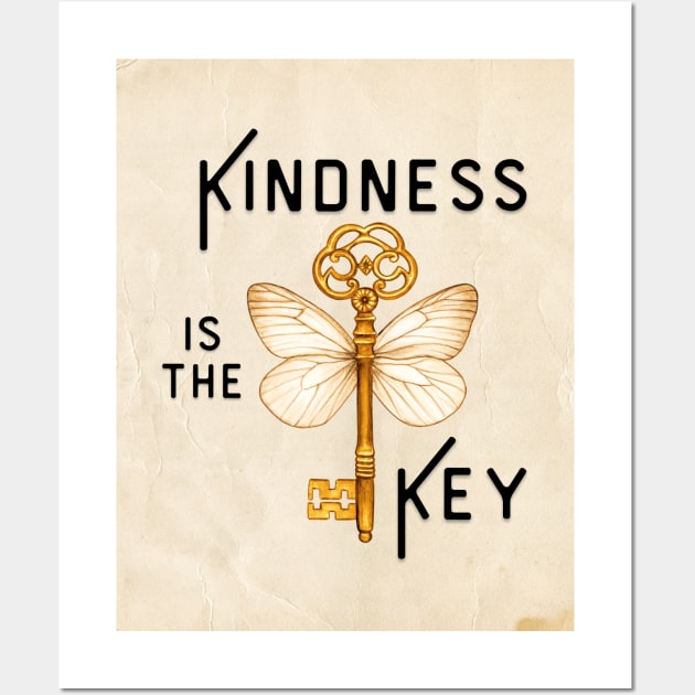 Kindness is the Key Wall Art by DadOfMo Designs